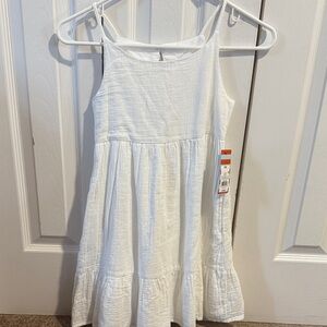 Cat & Jack White Tiered Cotton Sundress
